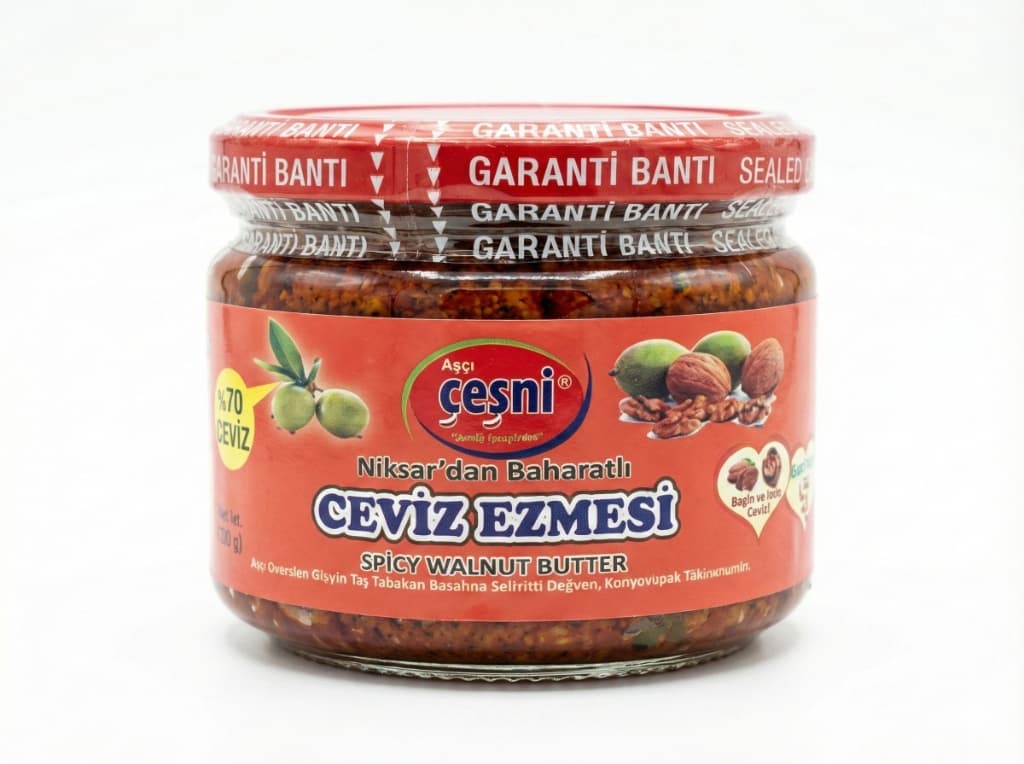 Çeşni Baharatlı Ceviz Ezmesi